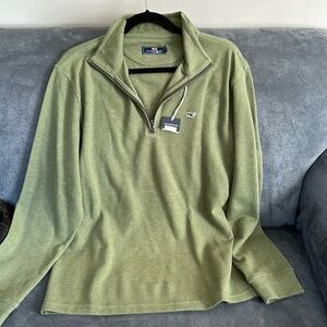 Men’s vineyard vines saltwater quarter zip NWT